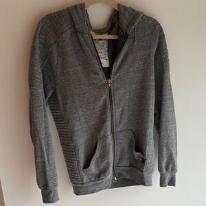 Aviator Nation Gray Women's Zip-Up Hoodie